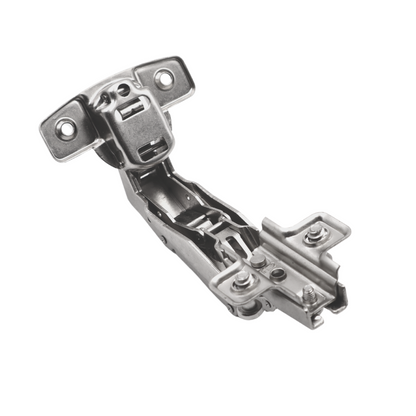 Bisagra de 165º, placa de montaje H2 con tornillos EURO, puertas con solapamiento (2) – Furnica