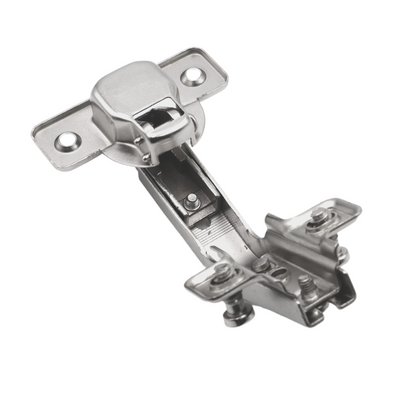 Bisagra angular de 135º, placa de montaje H2 con tornillos EURO, puertas de esquina (2) – Furnica