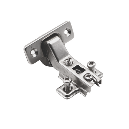 Bisagra de +30º, placa de montaje H2 con tornillos EURO, puertas anguladas (2) – Furnica