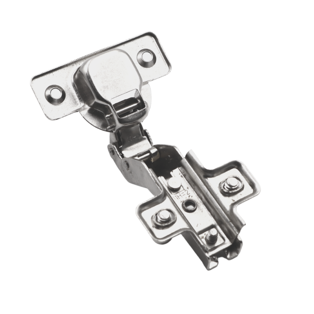 Bisagra de +30º, placa de montaje H2 con tornillos EURO, puertas anguladas (3) – Furnica