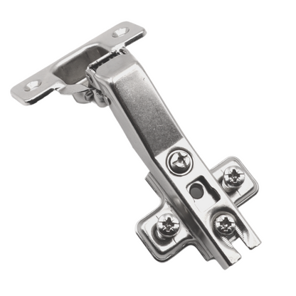 Bisagra de +45º, placa de montaje H2 con tornillos EURO, puertas anguladas – Furnica