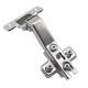 Bisagra de +45º, placa de montaje H2 con tornillos EURO, puertas anguladas – Furnica