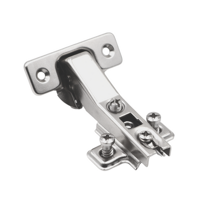 Bisagra de +45º, placa de montaje H2 con tornillos EURO, puertas anguladas (2) – Furnica