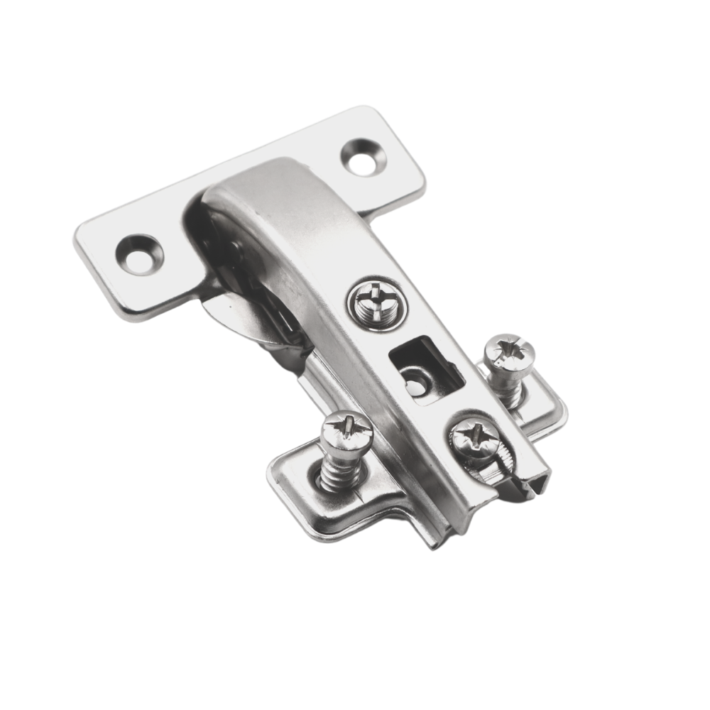 Bisagra, placa de montaje H2 con tornillos EURO, puertas paralelas – Furnica