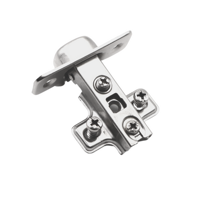 Bisagra de 110°, placa de montaje H0 con tornillos EURO, puertas con solapamiento (2) – Furnica