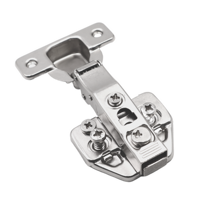 Bisagra de cierre suave en 3D, placa de montaje H0 con tornillos EURO, puertas con solapamiento – Furnica