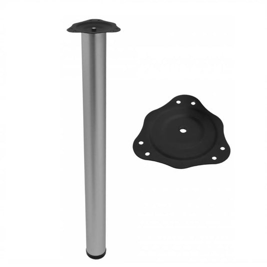 Pata de mueble ajustable de 710mm - Aluminio – Furnica