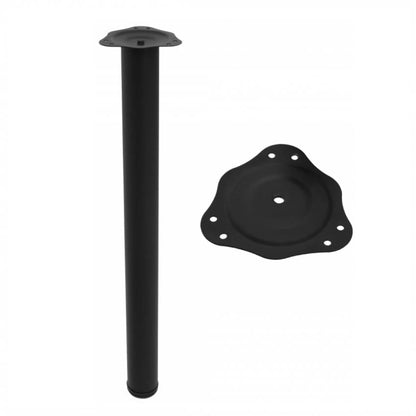 Pata de mueble ajustable de 710mm - Negro – Furnica