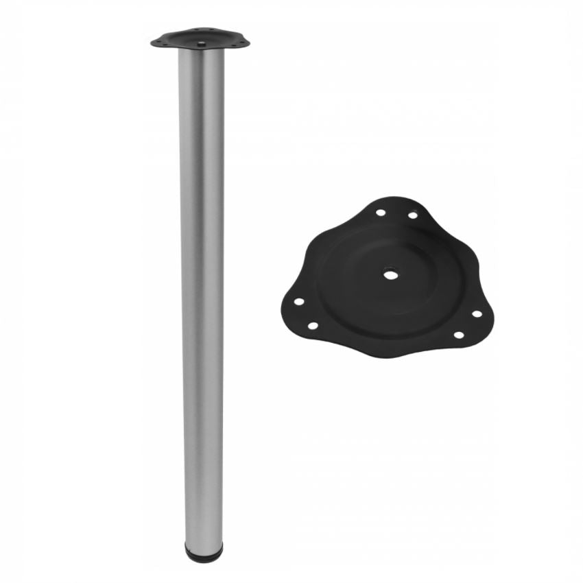 Pata de mueble ajustable de 820mm - Aluminio – Furnica