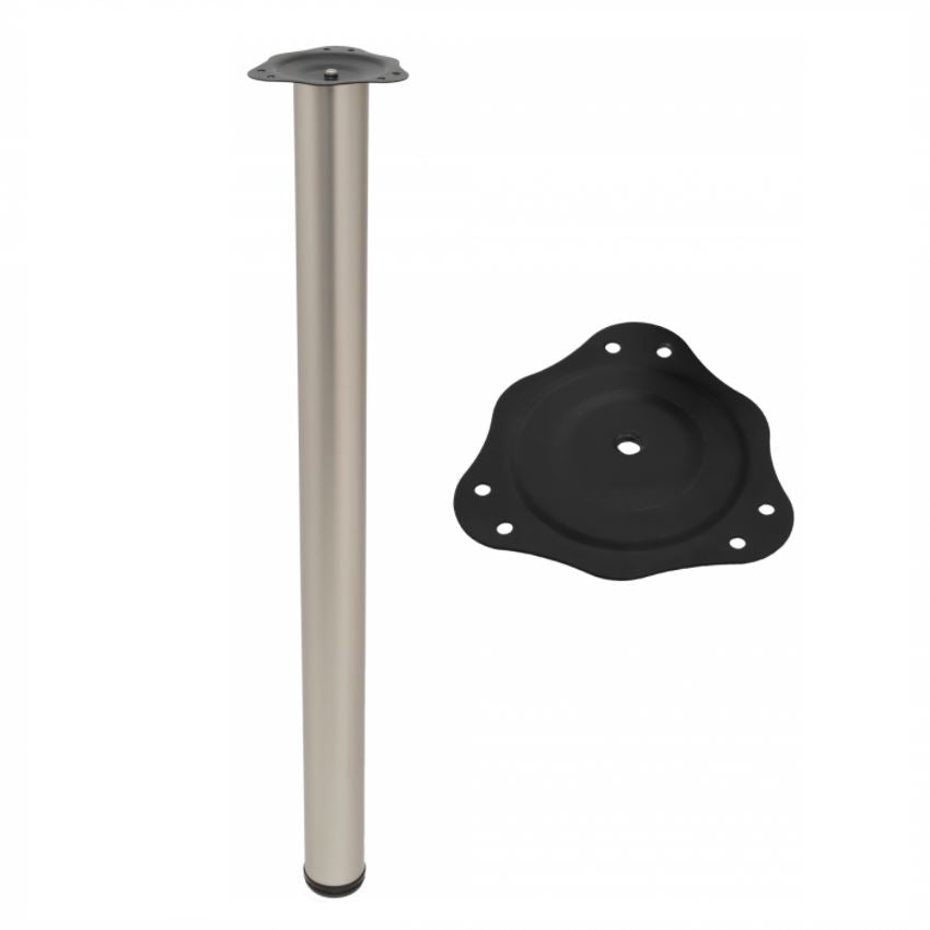 Pata de mueble ajustable de 820mm - Satinado – Furnica