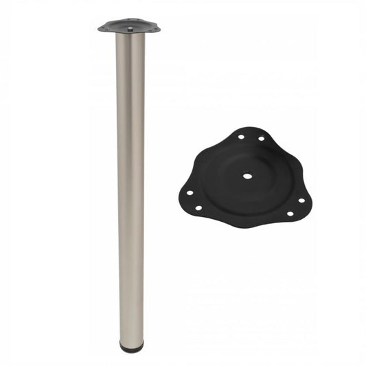 Pata de mueble ajustable de 820mm - Satinado – Furnica