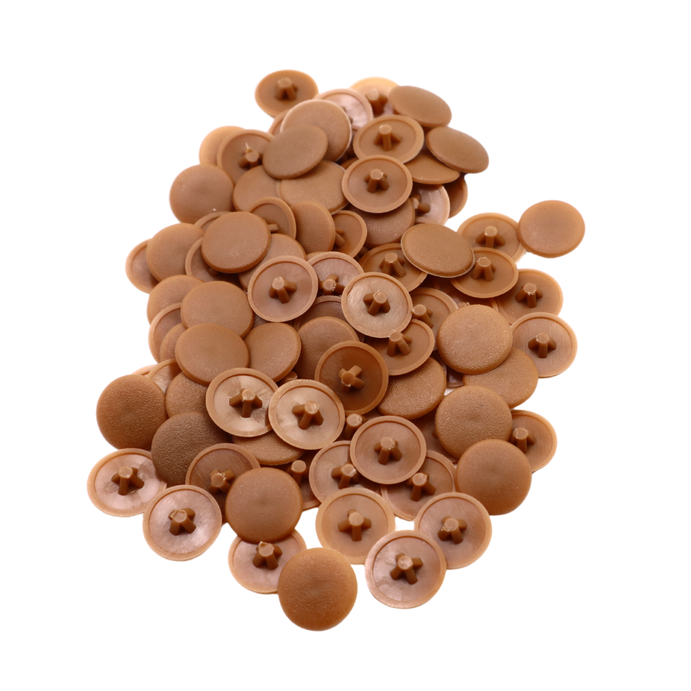 Tapas cubretornillos para tornillos Pozidriv - 100 unidades