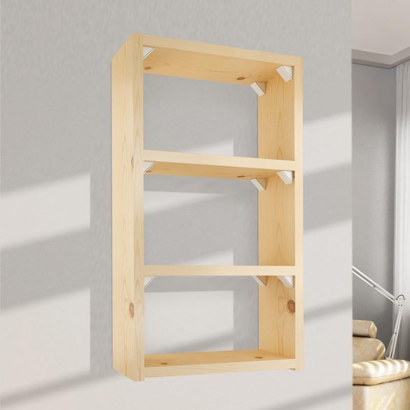 Soportes de esquina para gabinetes de plástico - Blanco - 200 piezas (4) – Furnica