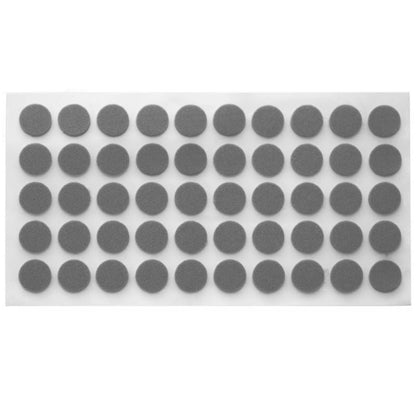 Topes de puerta de armario - autoadhesivos - 10mm - Gris - 50 piezas – Furnica