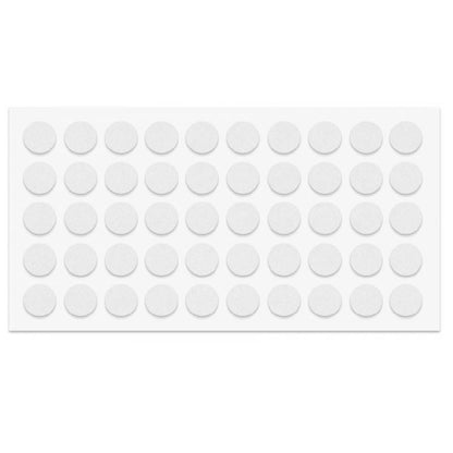 Topes para puertas de armario - autoadhesivos - 10mm - Blanco - 50 piezas – Furnica