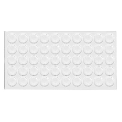 Tope de puerta de armario - silicona autoadhesiva 10x2mm - 50 piezas – Furnica