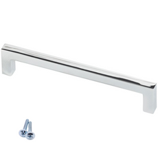 MODERNO - Tirador de muebles de 224 mm - Cromo