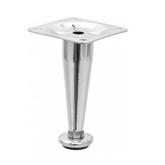 Pata de mueble cónica 100mm - Cromo – Furnica