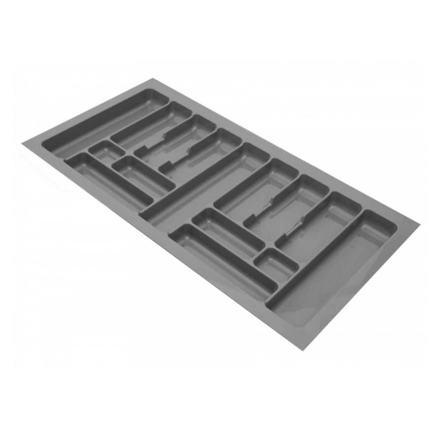 Bandeja para cubiertos para cajón, ancho del gabinete: 1000mm, profundidad: 490mm - Metálica – Furnica