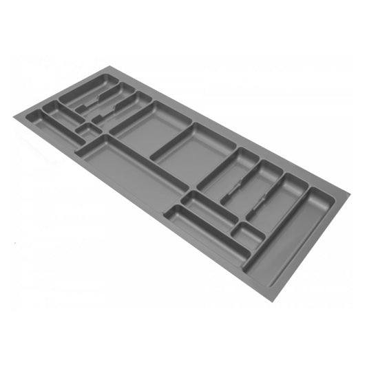 Bandeja para cubiertos para cajón, ancho del gabinete: 1200mm, profundidad: 490mm - Metálica – Furnica