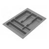 Bandeja para cubiertos para cajón, ancho del gabinete: 400 mm, profundidad: 490 mm - Metálica