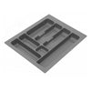 Bandeja para cubiertos para cajón, ancho del gabinete: 450 mm, profundidad: 490 mm - Metálica