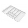Bandeja para cubiertos para cajón, ancho del gabinete: 700 mm, profundidad: 430 mm - Blanco