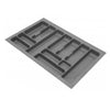 Bandeja para cubiertos para cajón, ancho del gabinete: 800 mm, profundidad: 490 mm - Metálica