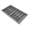 Bandeja para cubiertos para cajón, anchos de gabinete: 300-1200mm, profundidad: 490mm - Metálica