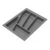 Bandeja para cubiertos para cajón, anchos de gabinete: 300-900mm, profundidad: 430mm - Metálica