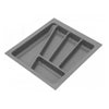 Bandeja para cubiertos para cajón, anchos de gabinete: 300-900mm, profundidad: 430mm - Metálica