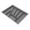 Bandeja para cubiertos para cajón, anchos de gabinete: 300-900mm, profundidad: 430mm - Metálica