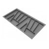 Bandeja para cubiertos para cajón, anchos de gabinete: 300-900mm, profundidad: 430mm - Metálica