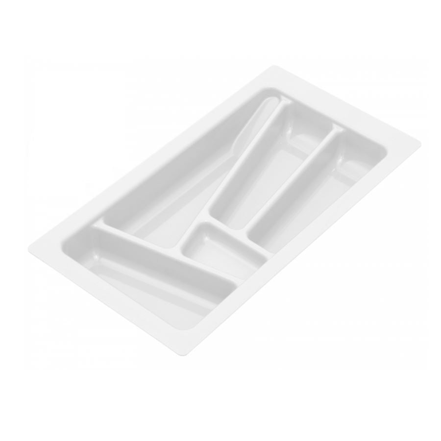 Bandeja para cubiertos para cajón, anchos de gabinete: 300-900mm, profundidad: 430mm - Blanco