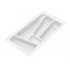 Bandeja para cubiertos para cajón, anchos de gabinete: 300-900mm, profundidad: 430mm - Blanco