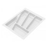 Bandeja para cubiertos para cajón, anchos de gabinete: 300-900mm, profundidad: 430mm - Blanco