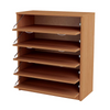 JULIA - Zapatero - Almacenamiento de 5 niveles - Aliso H85cm W74cm D35cm