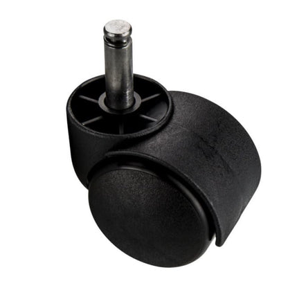 Rueda giratoria de plástico para muebles con pasador de montaje de 10 mm - Ø50 mm – Furnica
