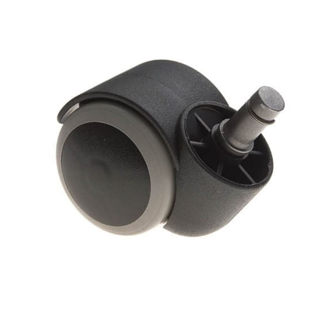 Rueda giratoria de goma para muebles con pasador de montaje de 11 mm - Ø50 mm – Furnica