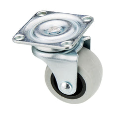 Rueda de goma para muebles con rodamiento Ø30mm