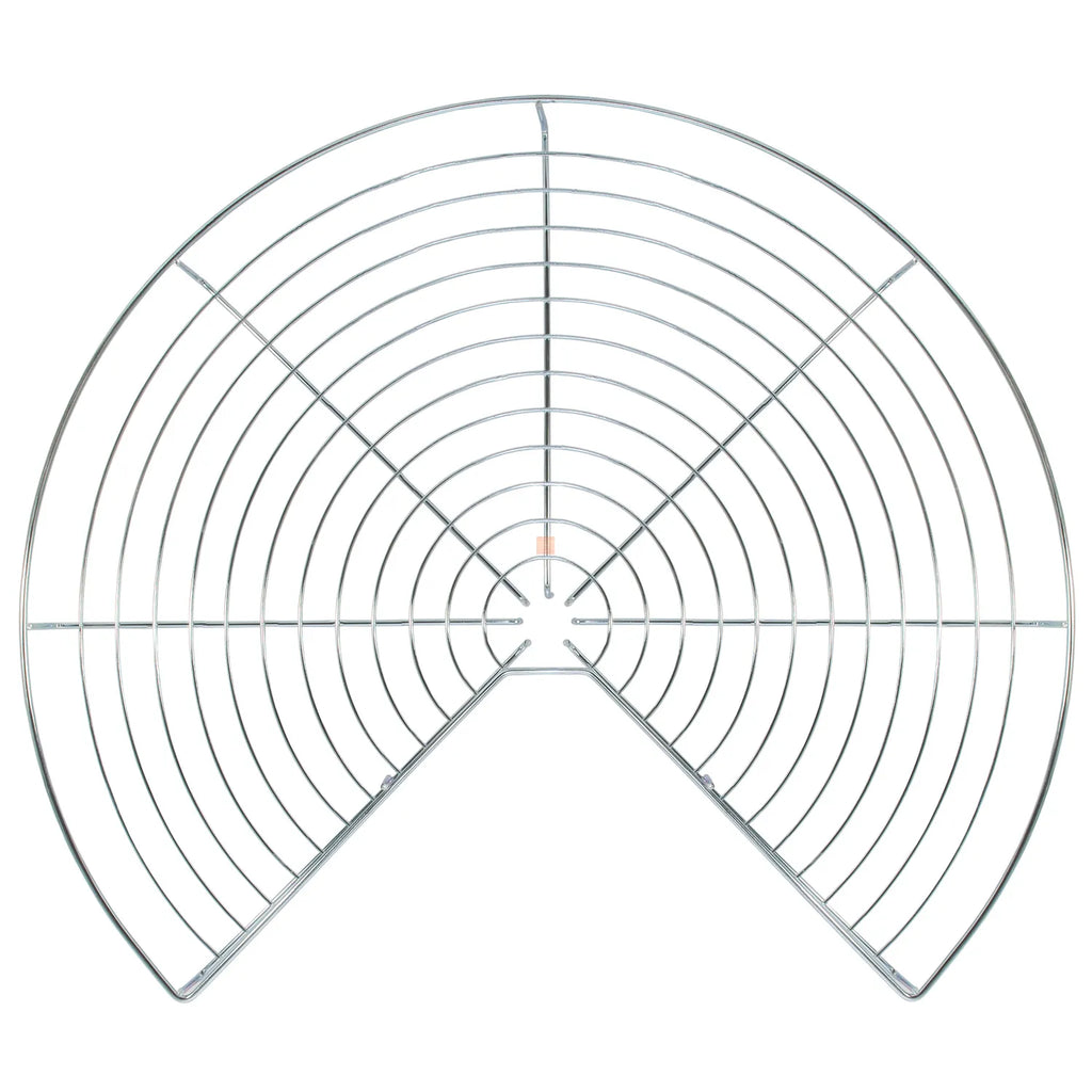 Cestas giratorias de esquina de 2 niveles 3/4 - 690mm - Cromo