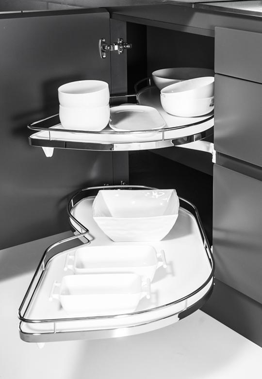Le Mans II Arena Classic 600 Unidad de esquina izquierda gris – Furnica