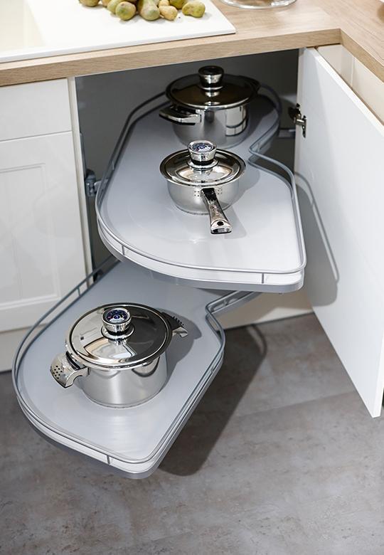 Le Mans II Arena Classic Silver 450 Unidad de esquina izquierda blanca – Furnica
