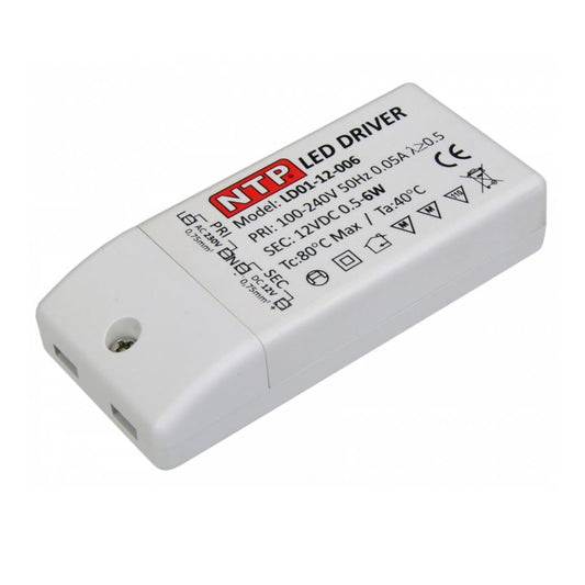 Fuente de alimentación para iluminación LED (sin cableado) – 6W se traduce al español como "6 semanas". – Furnica