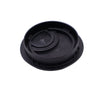 Pasacables de metal con orificio de goma - Negro mate Ø60mm
