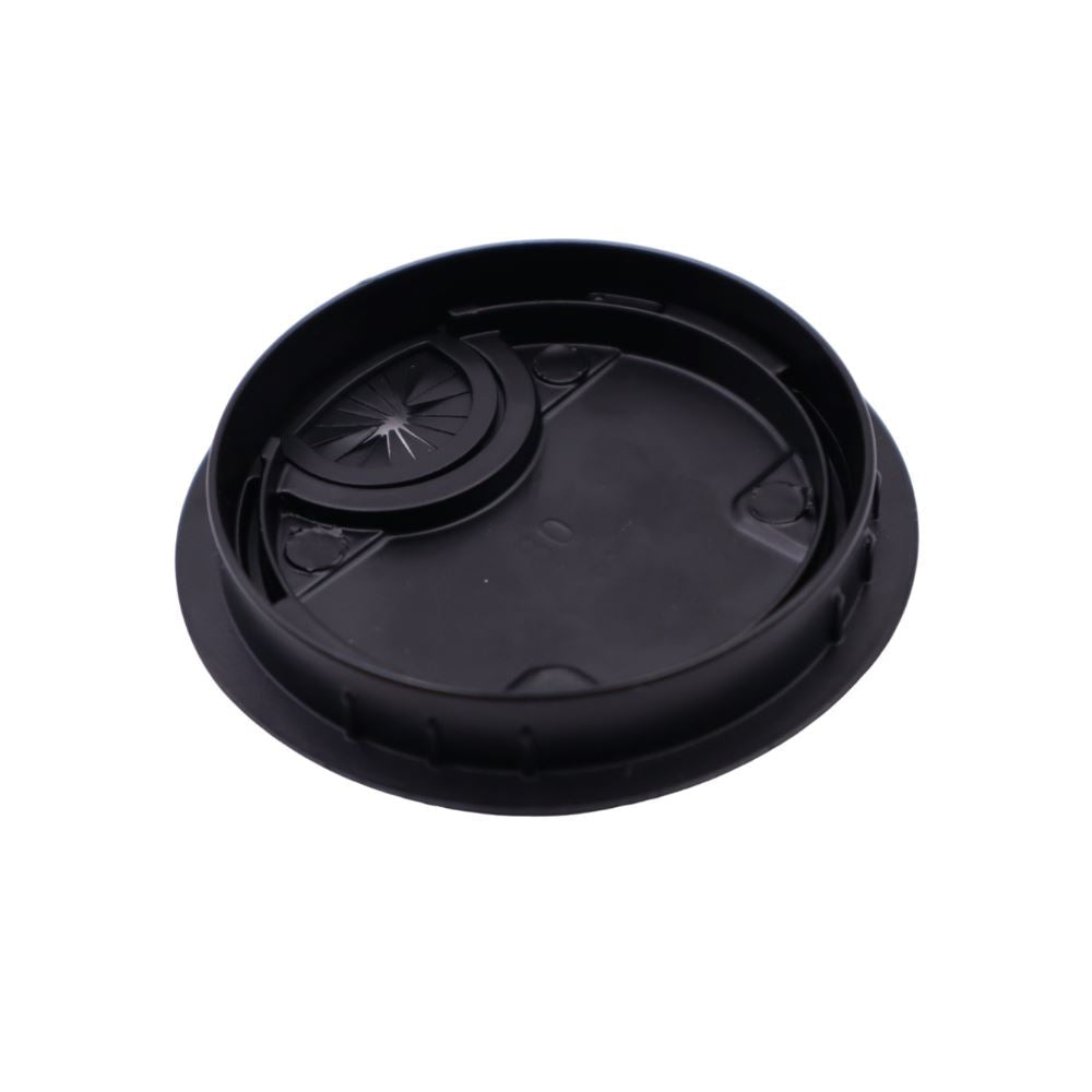 Pasacables de metal con orificio de goma - Negro mate Ø80mm (3) – Furnica
