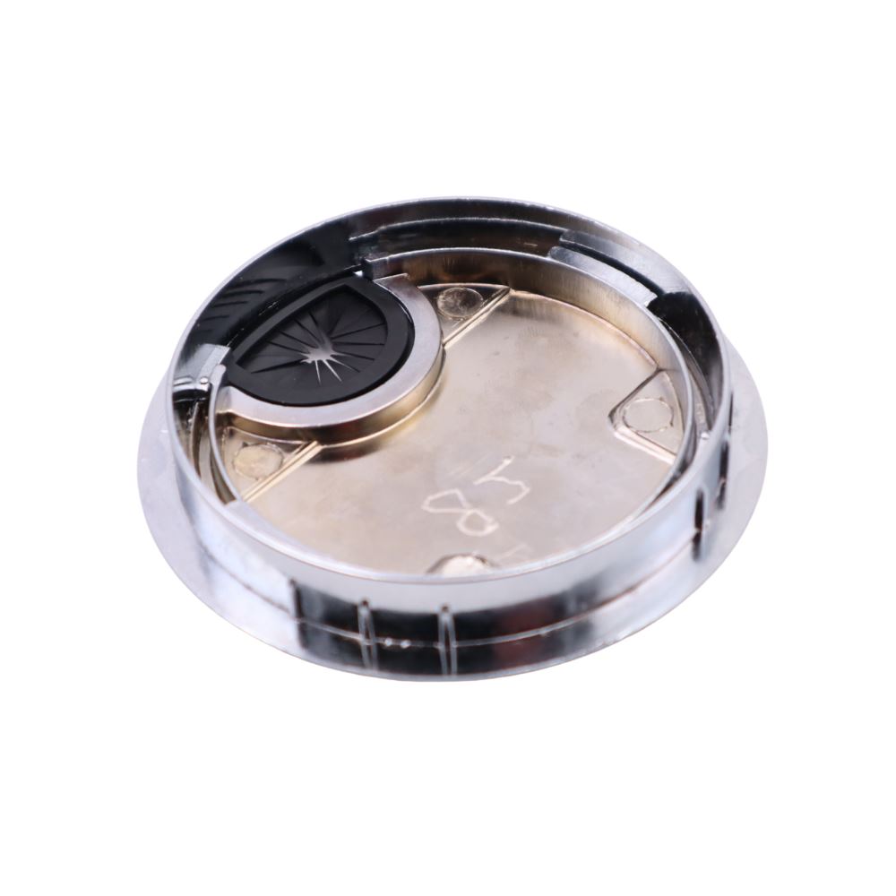 Pasacables de metal con orificio de goma - Cromado Ø80mm (3) – Furnica
