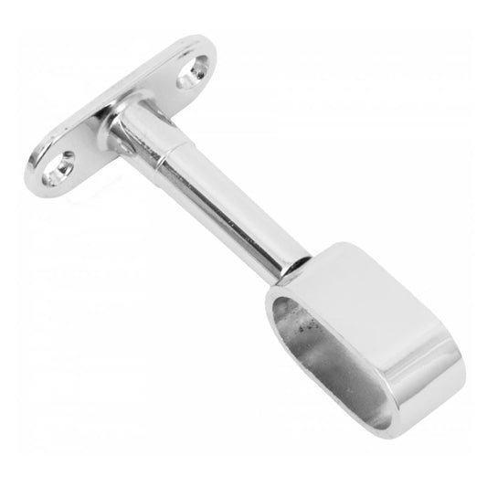 Soporte de distancia de barra ovalada 15x30mm, cromado – Furnica