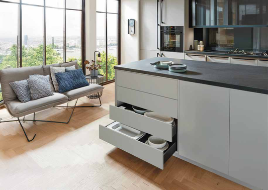 Sistema de cajón Slim Box 40 kg - cierre suave - 18 mm