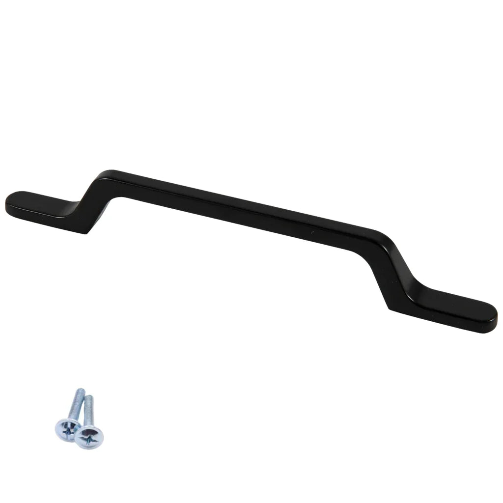 Asa de mueble 128 mm U098 - Negro mate